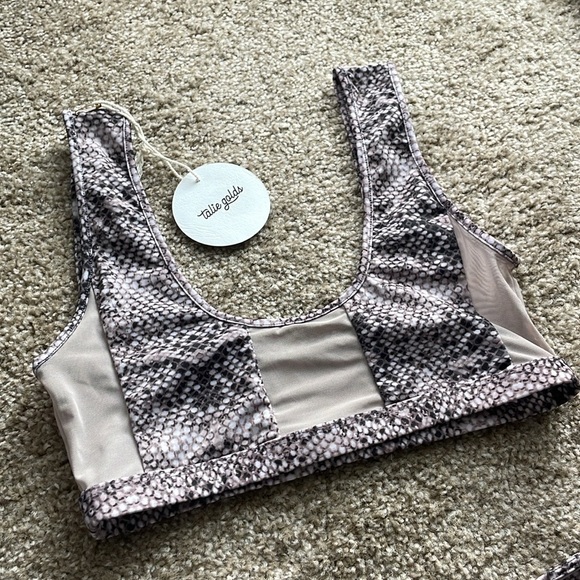 NWT Talie Golds Snakeskin Print Bikini - Picture 2 of 8